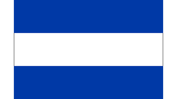 Vlag gemeente Almelo - in kleur op transparante achtergrond - 600 * 337 pixels 